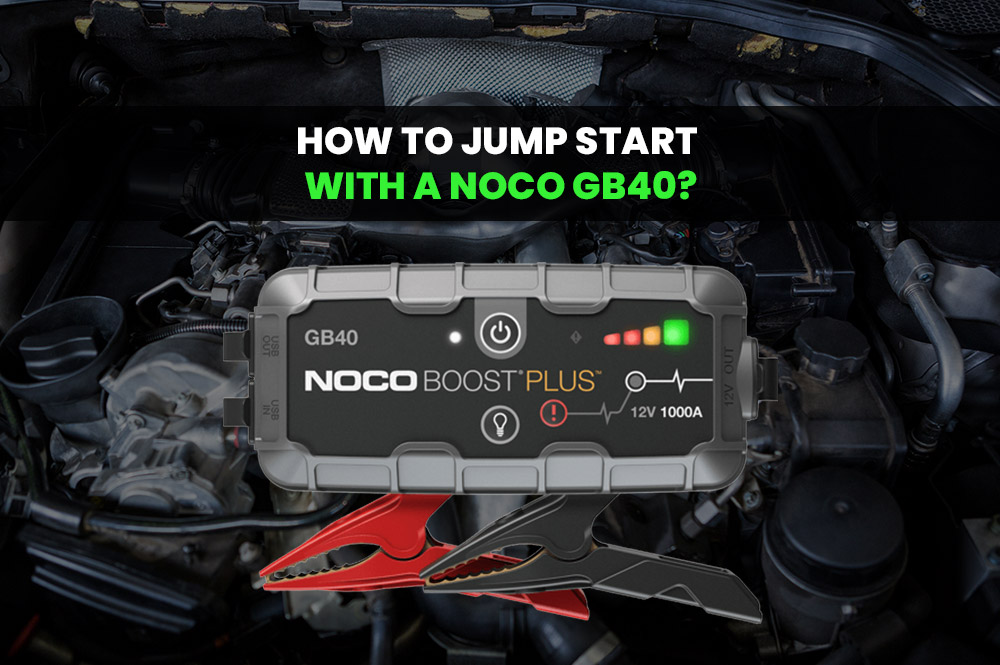 How to jump start using your NOCO Boost GB40 