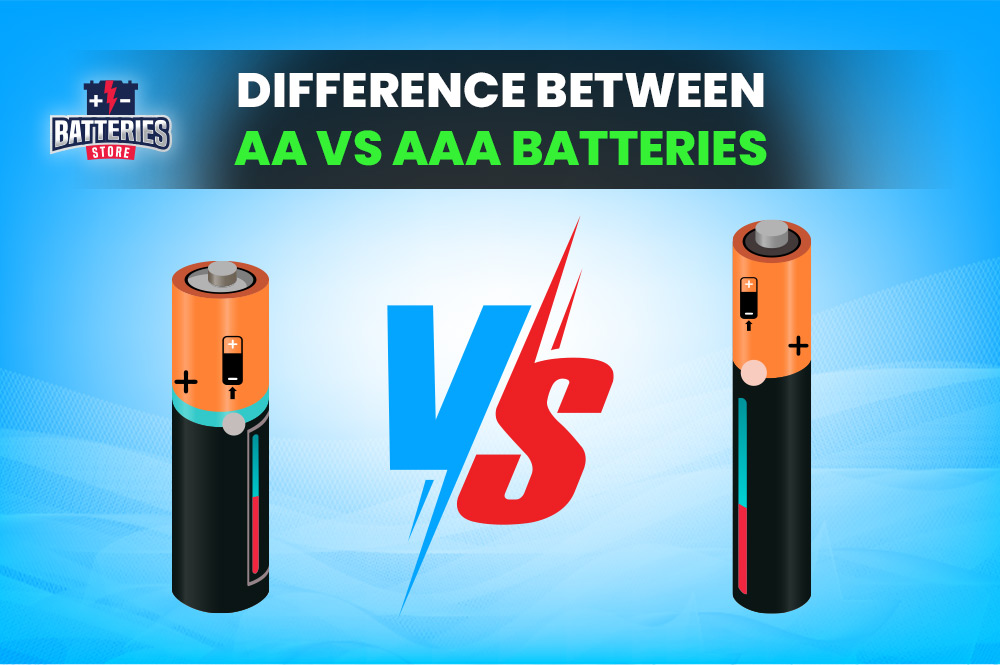 Difference Between AA vs AAA Batteries | Batteries Store