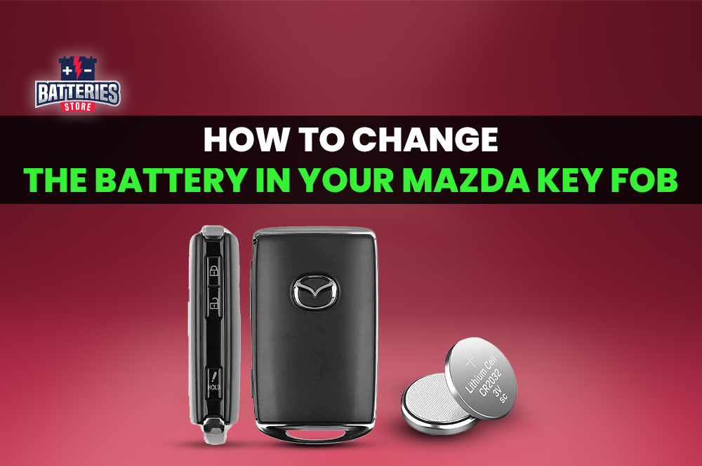 How to Open and Change Battery in Mazda Key Fob