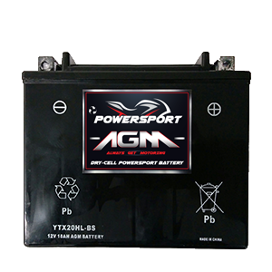 AGM20HL-BS REPLACES YTX20L-BS/YTX20HL-BS