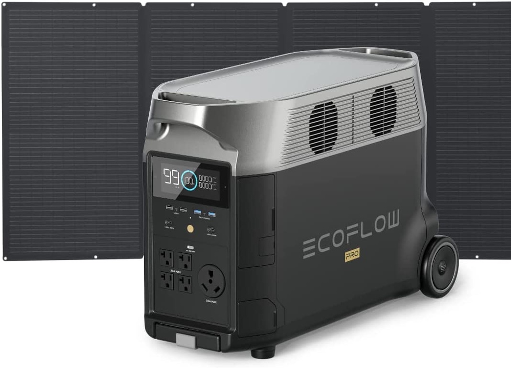 EcoFlow DELTA 2 Max + 400W Portable Solar Panel