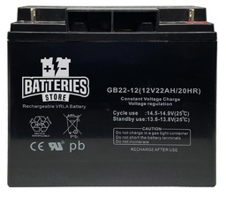 [V12-22B] 12V 22AH Battery