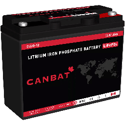 CANBAT 12V 20Ah Lithium Battery (LiFePO4)